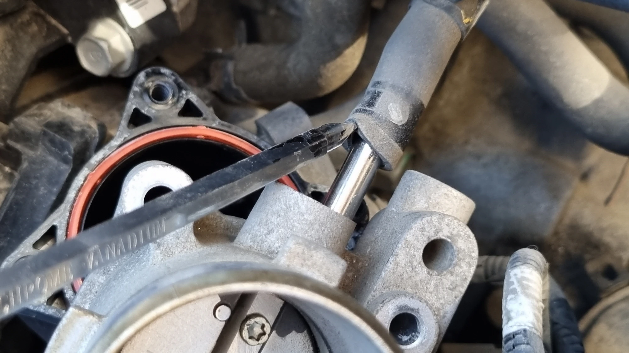 배관 빼는 모습