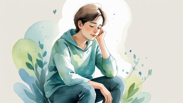 ESTP가 감정적으로 성숙해지기 위해서는, 지금 이 순간의 감정을 피하지 않고 그대로 받아들이는 연습이 필요합니다. 감정은 불편할 수 있지만, 그것이 나를 위험하게 만드는 것이 아님을 인식해야 합니다에 관한 그림