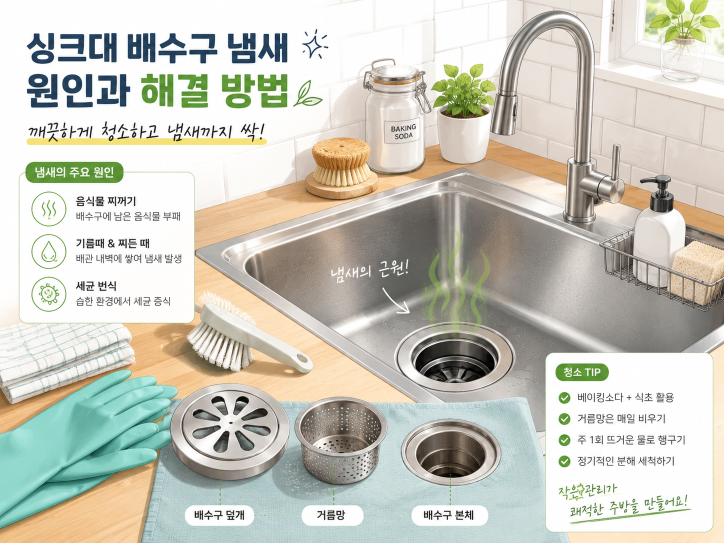냄새 원인찾기
