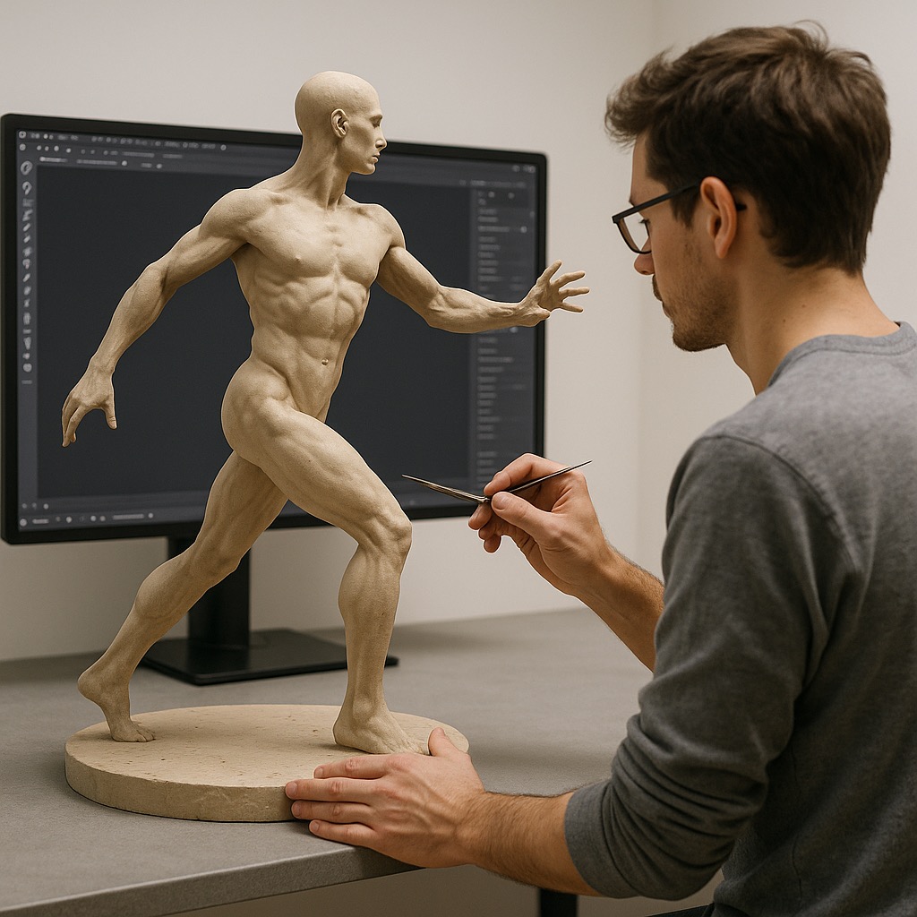 피규어 포즈 비율 관련 사진