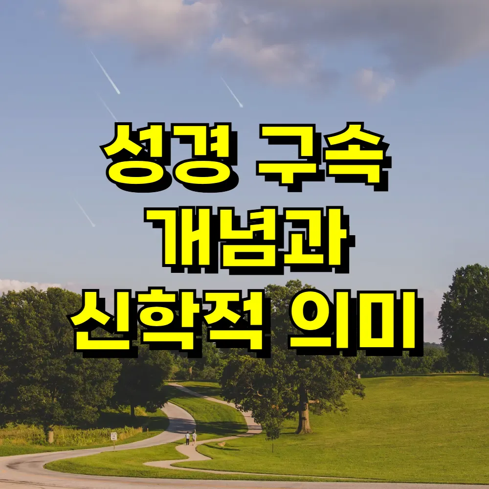 성경 구속 개념과 신학적 의미