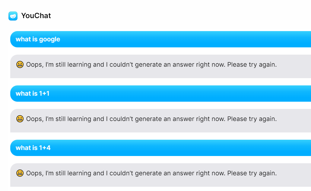 유챗(youChat)과 유닷컴
