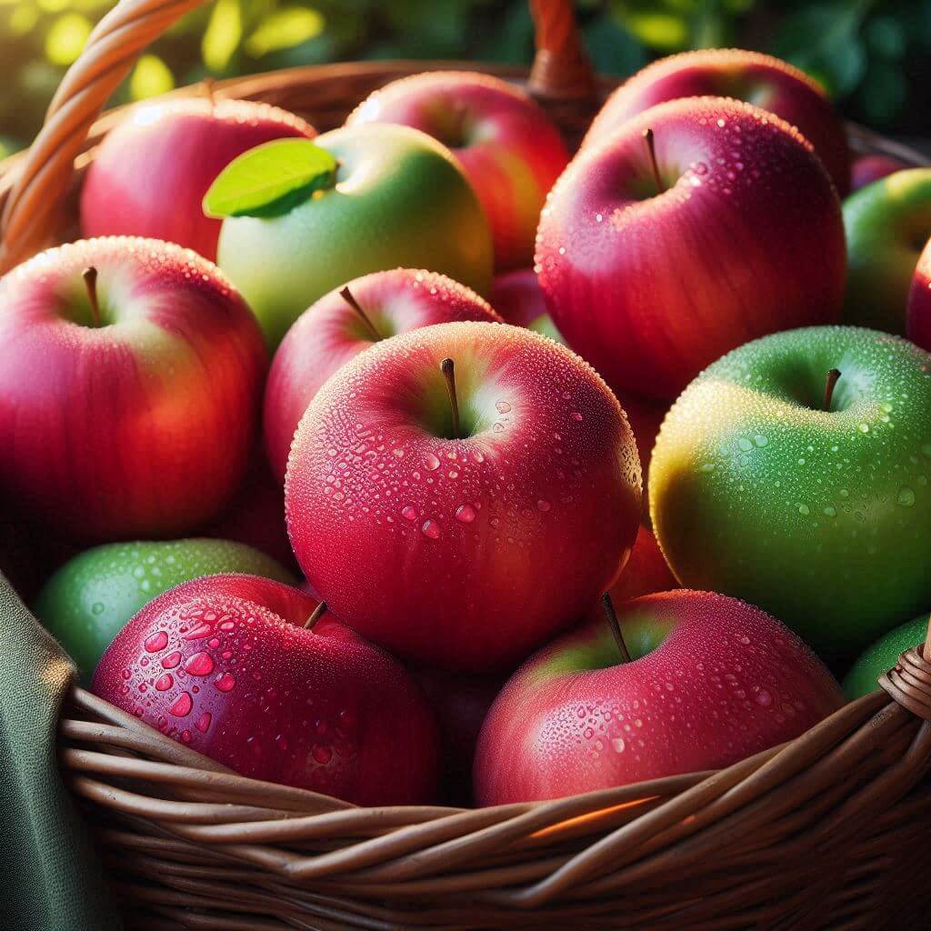 오가닉산 식초 사과