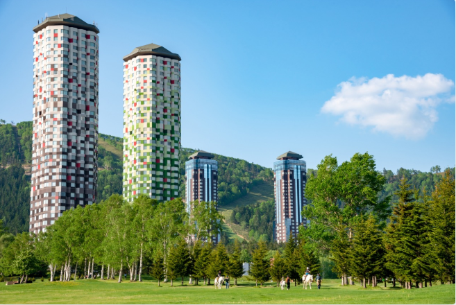 호시노 리조트 토마무 '운카이 테라스'