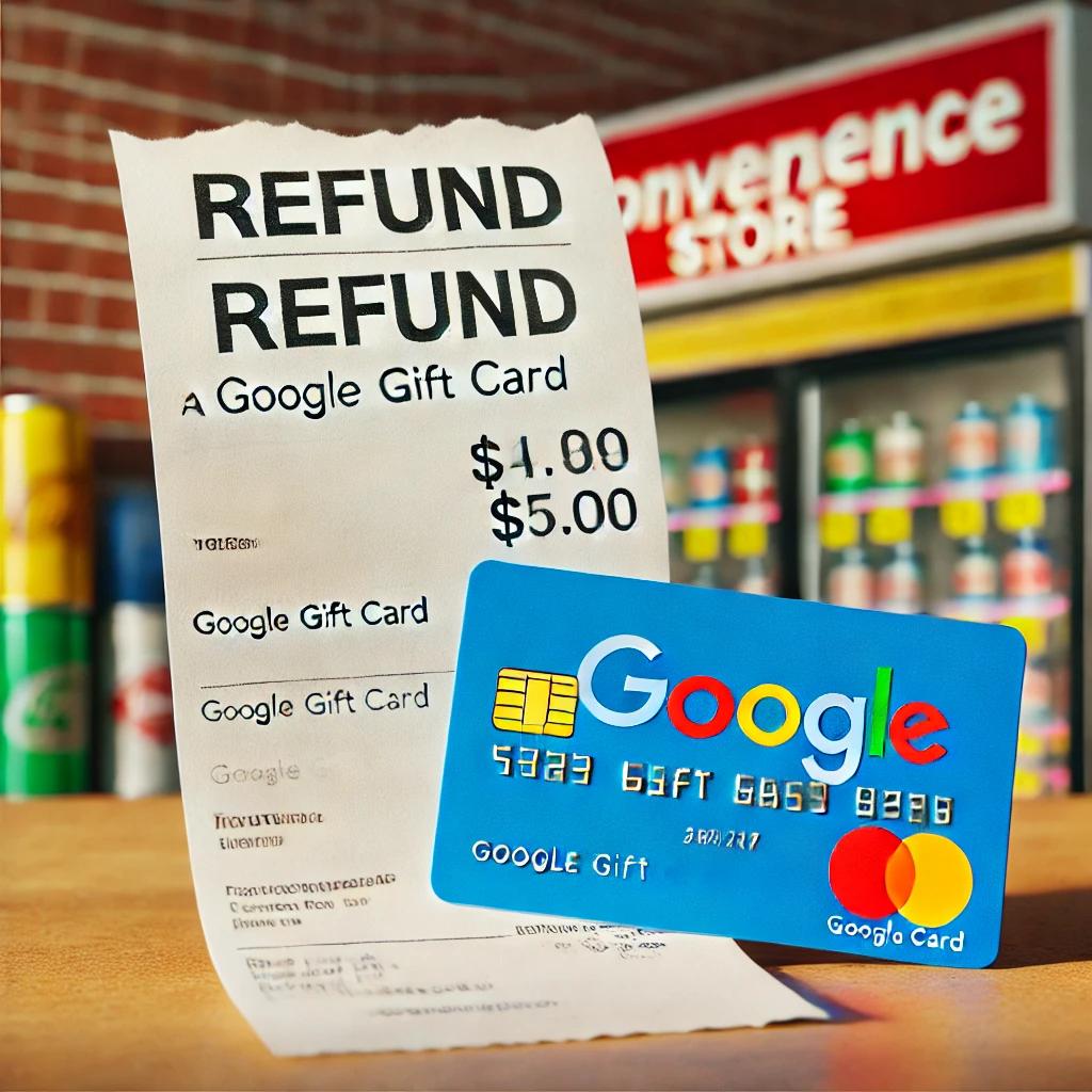 구글 기프트카드 환불