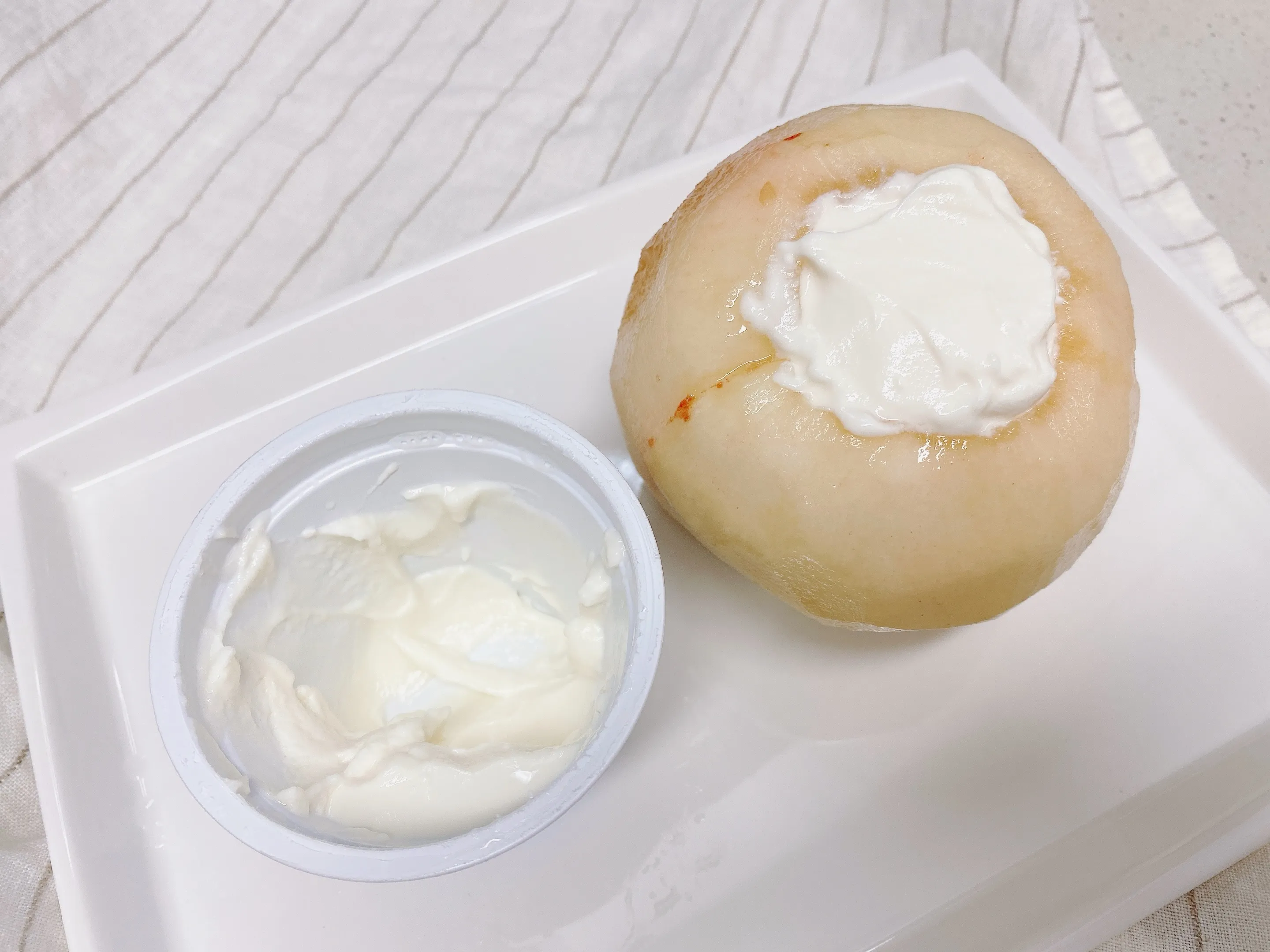 그릭요거트 복숭아 그릭모모