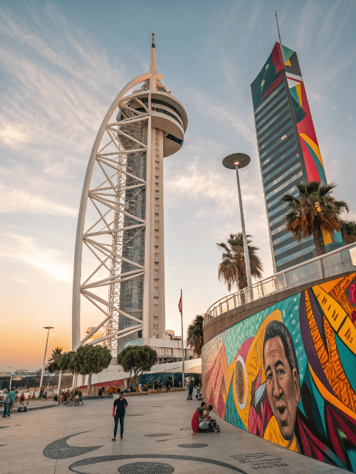 포르투갈 리스본 바스코 다 가마 타워