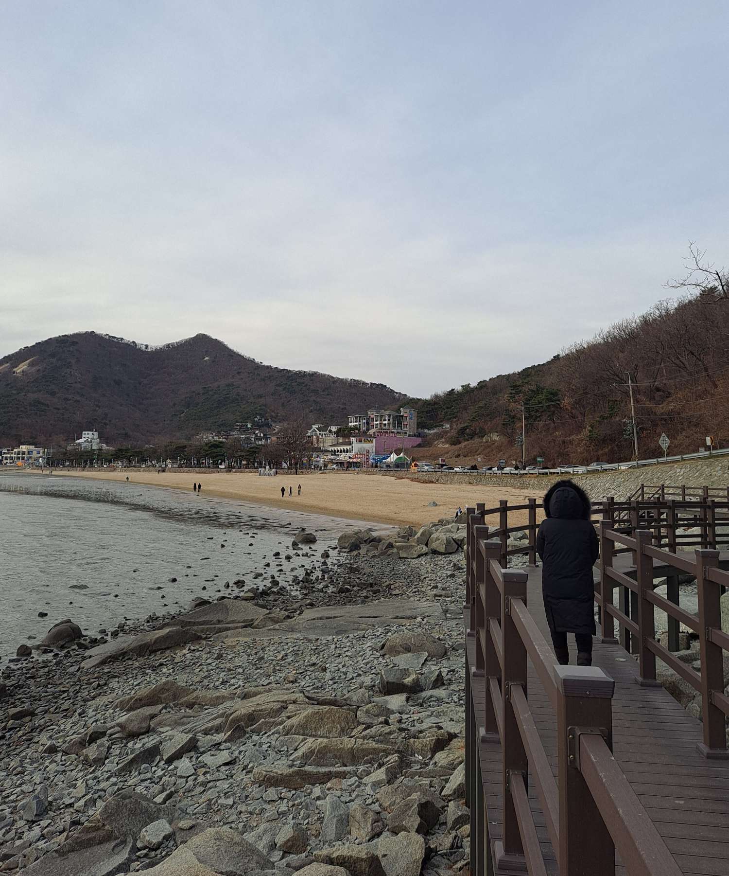 저멀리 동막해변 보이다