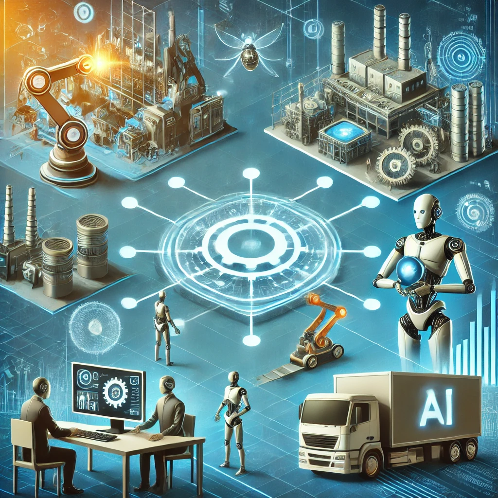 하이퍼 자동화가 적용된 산업의 이미지