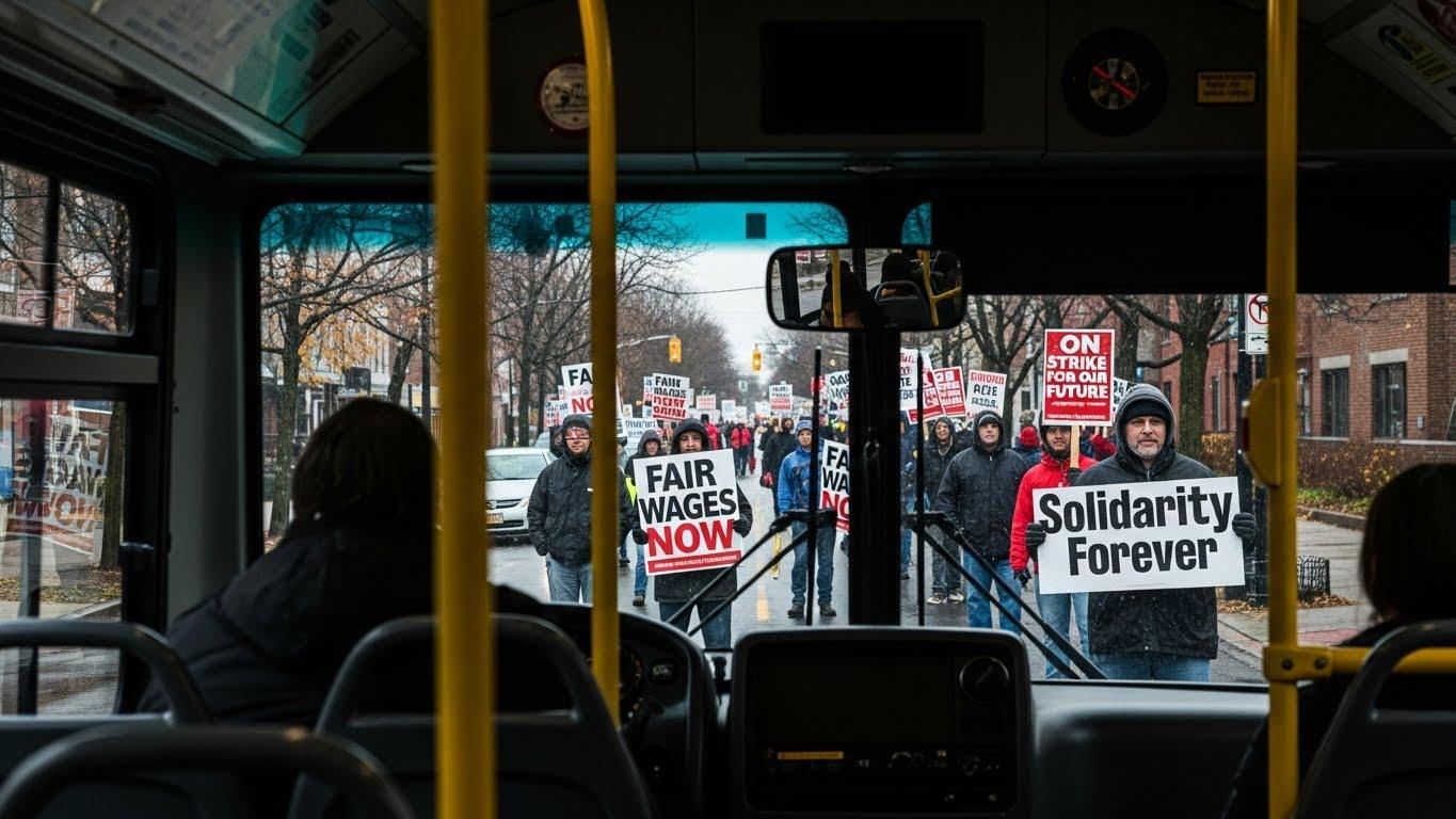 버스 파업 지역