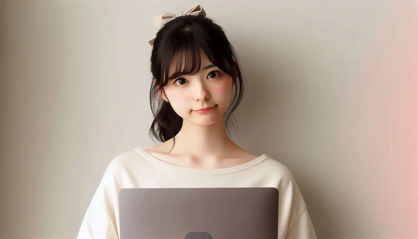 mexc-거래소-업비트-입금-출금방법을-알아보는-여성의-모습