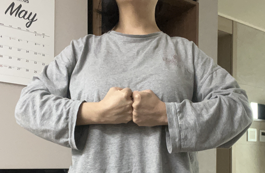 산후 손목 통증 예방을 위한 어깨안정화 운동3