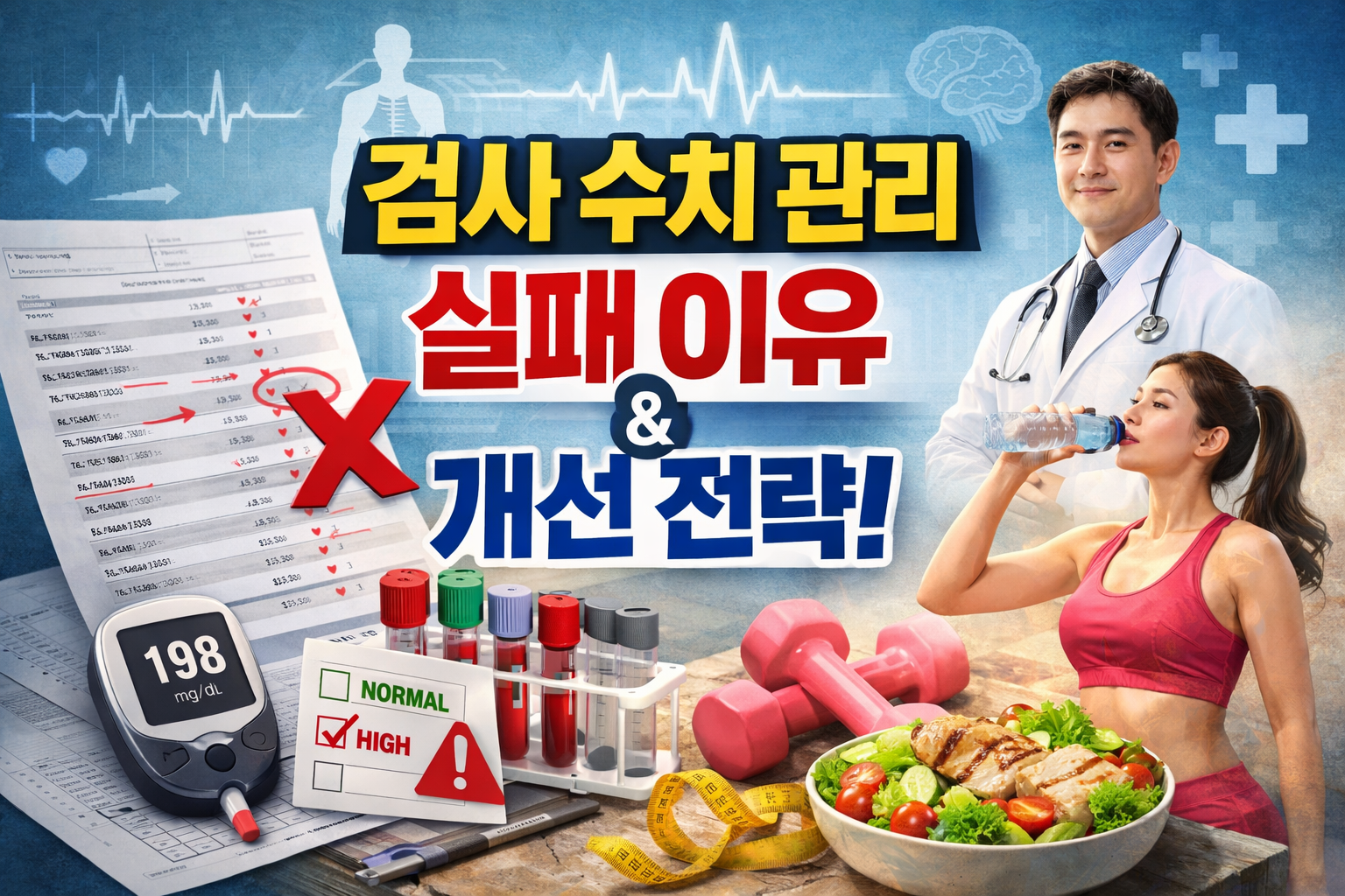 검사 수치 관리 실패 이유