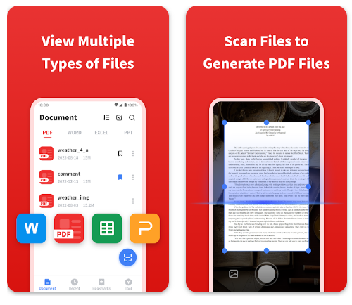 PDF 리더 어플 설치 바로가기