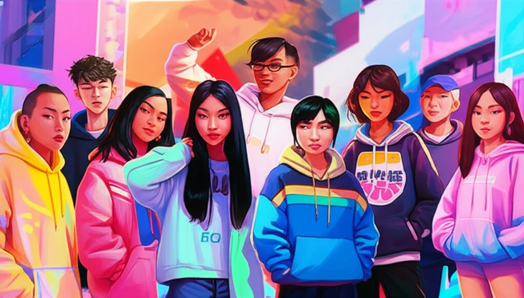 QWER 히나, 냥뇽녕냥 시절 스타일..