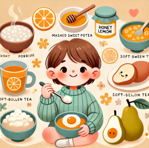 어린이 기침 가래에 좋은 부드러운 음식 관련 이미지
