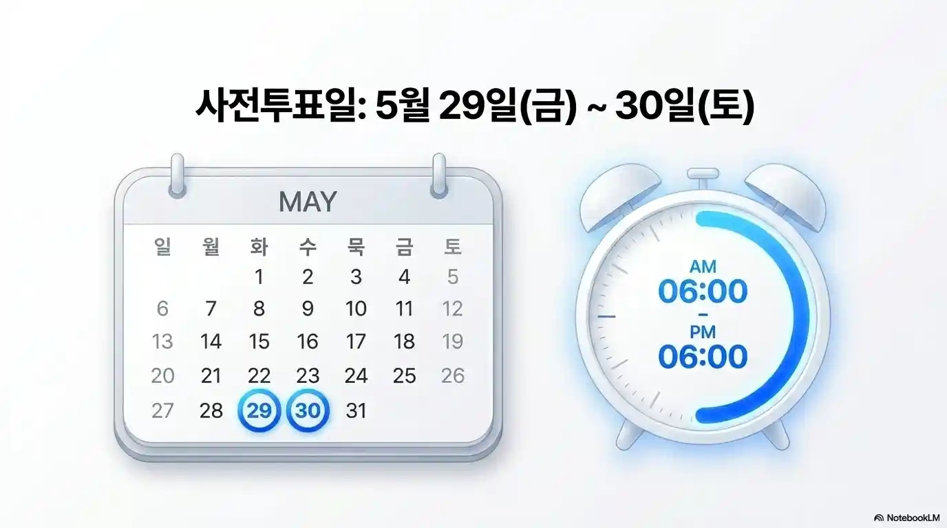 사전투표일 일정 시간