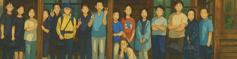 봉사활동에 참여하고 있는 장애우들과 함께 떠났던 한국스본스도연구회 연수회