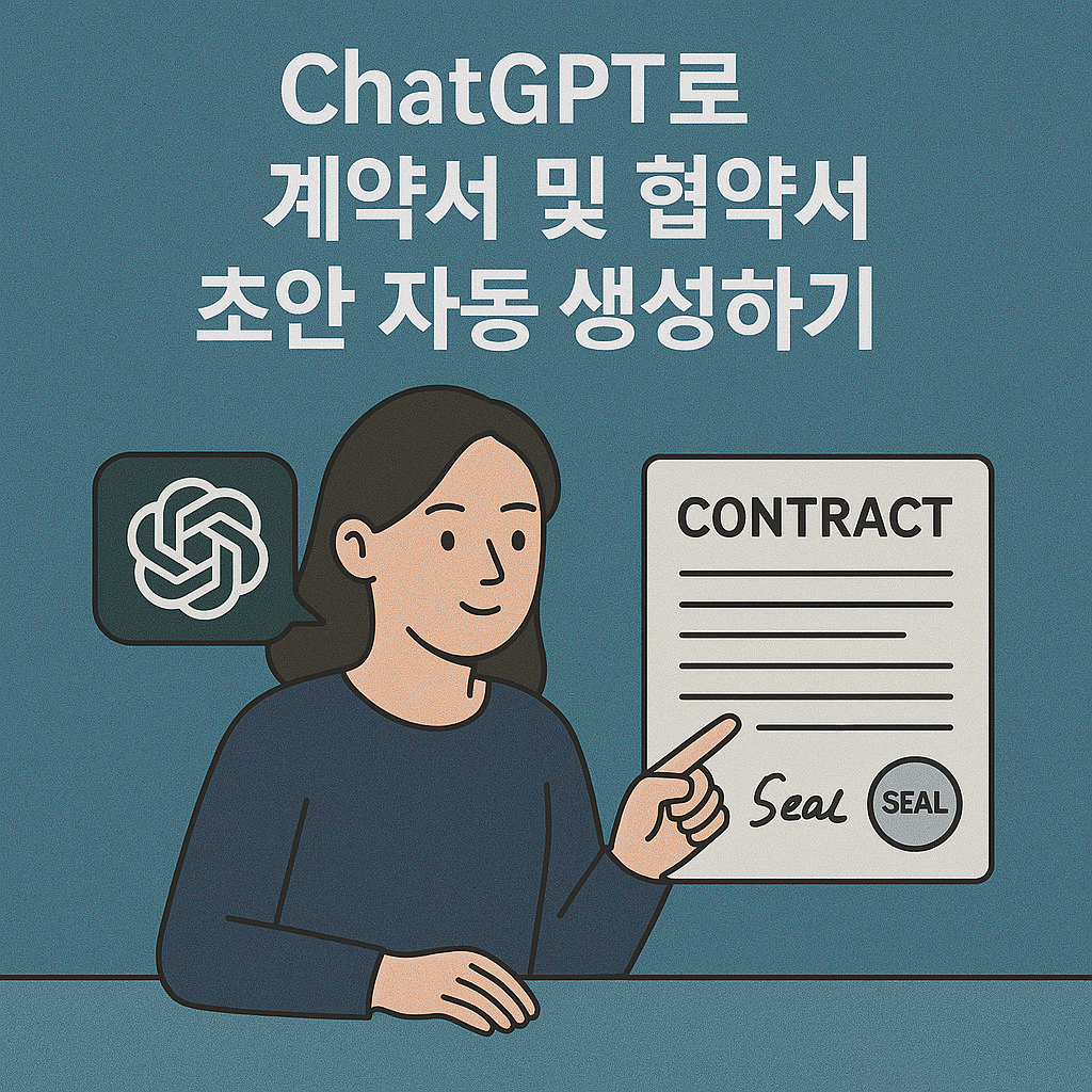 ChatGPT로 계약서 및 협약서 초안 자동 생성하기