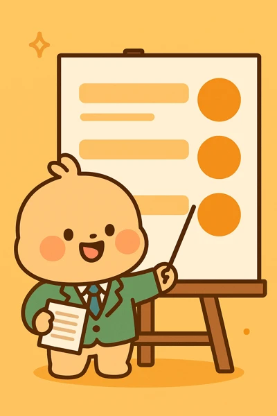 세금 신고 과정을 쉽게 표현한 캐릭터형 이미지