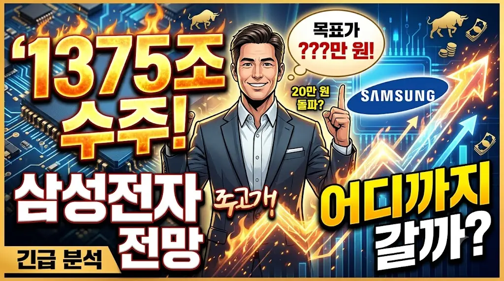 삼성전자 주가 전망 1375조 수주 목표주가 2026