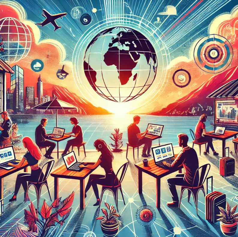 디지털 노마드 업무 혁명 사진