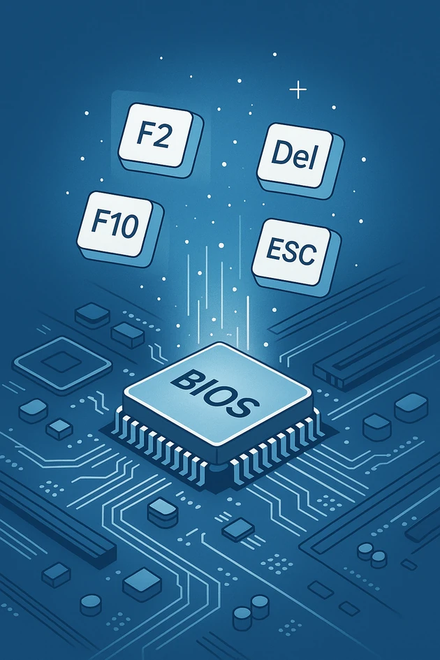 제조사별 BIOS 진입키 가이드 - 노트북과 데스크탑 메인보드 BIOS 설정 화면 진입 방법