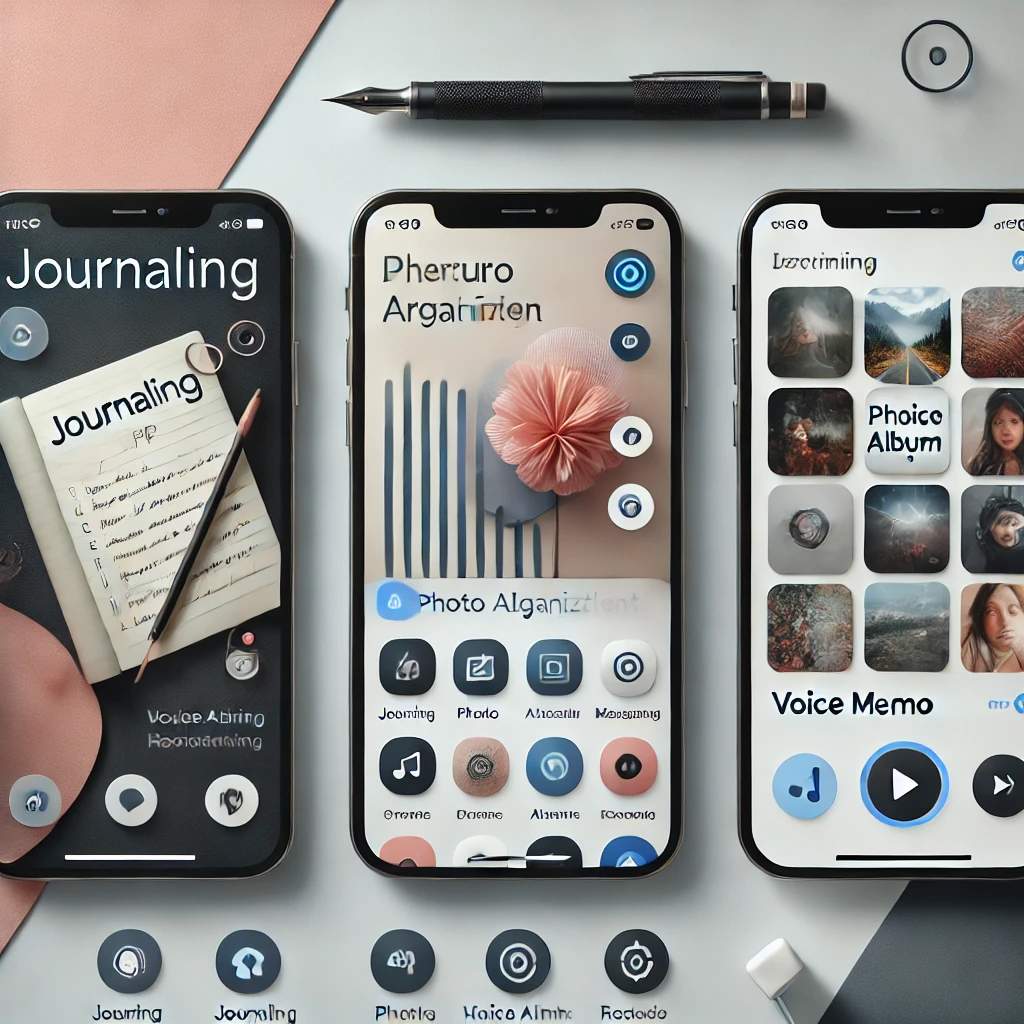 스마트폰으로 일상 기록하기 (일기 앱, 사진 앨범 관리, 음성 메모 활용)