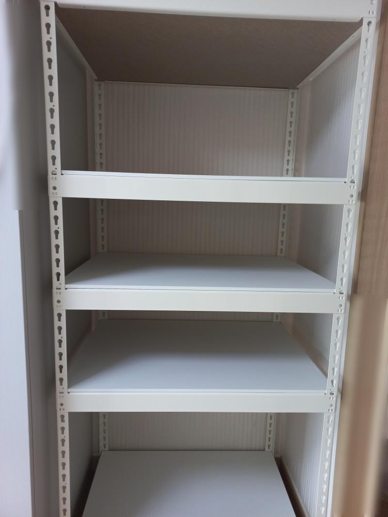 조립식 앵글(철제 선반) 설치 모습