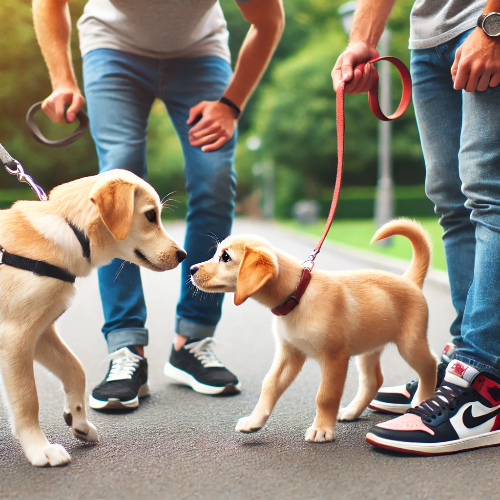 강아지 산책
