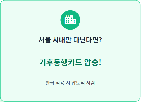 기후동행카드 3만원환급