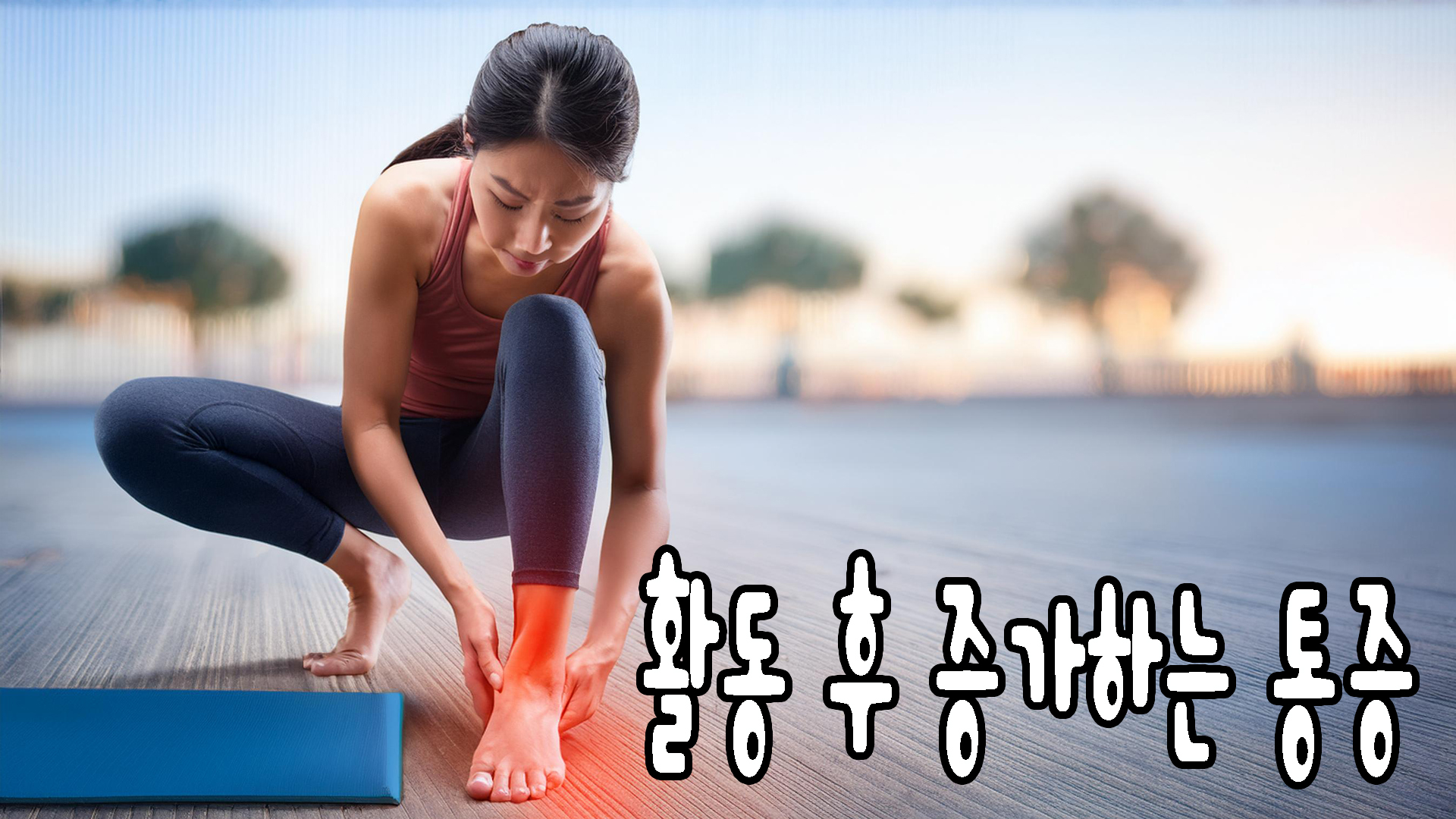 활동 후 증가하는 통증