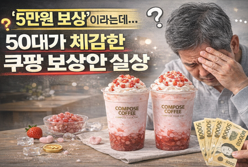쿠팡 5만원 보상, 50대가 직접 받아본 충격적 실상