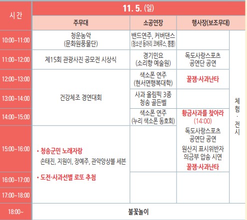 2023년 제 17회 청송 사과 축제