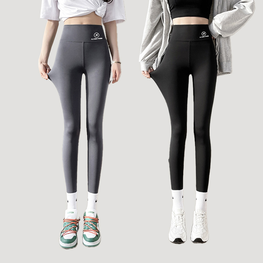 라페나 봄 가을 겨울 여자 피치 기모 레깅스 타이즈