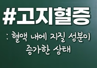 고지혈증 유병률 증가 추세