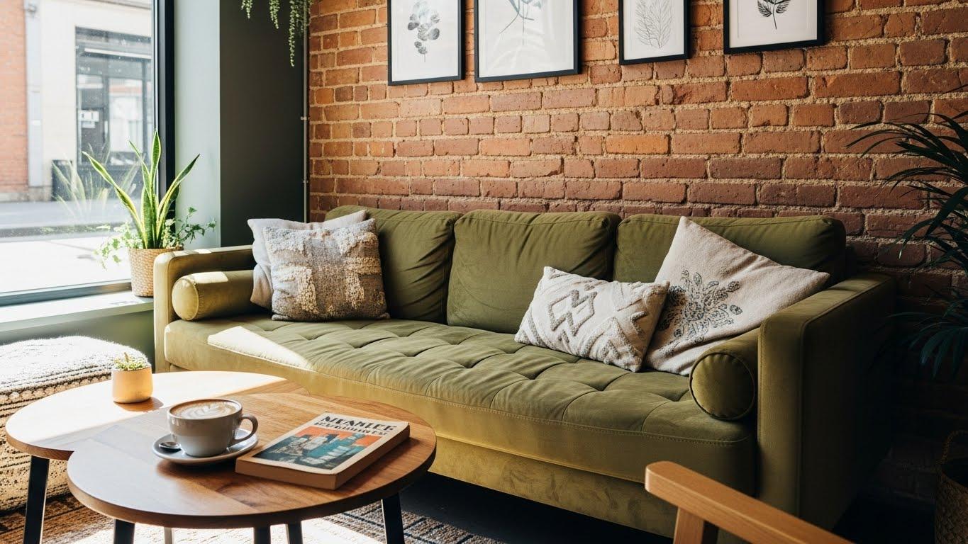 카페 인테리어 소파