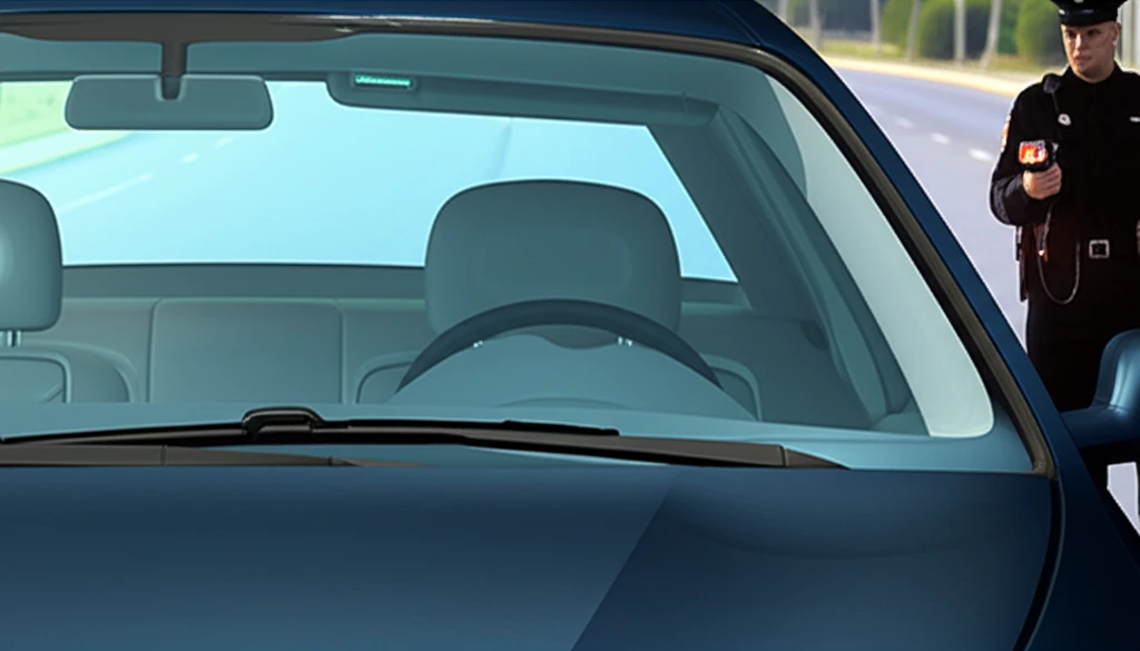 자동차 썬팅, 합법적인 투과율 확인하..