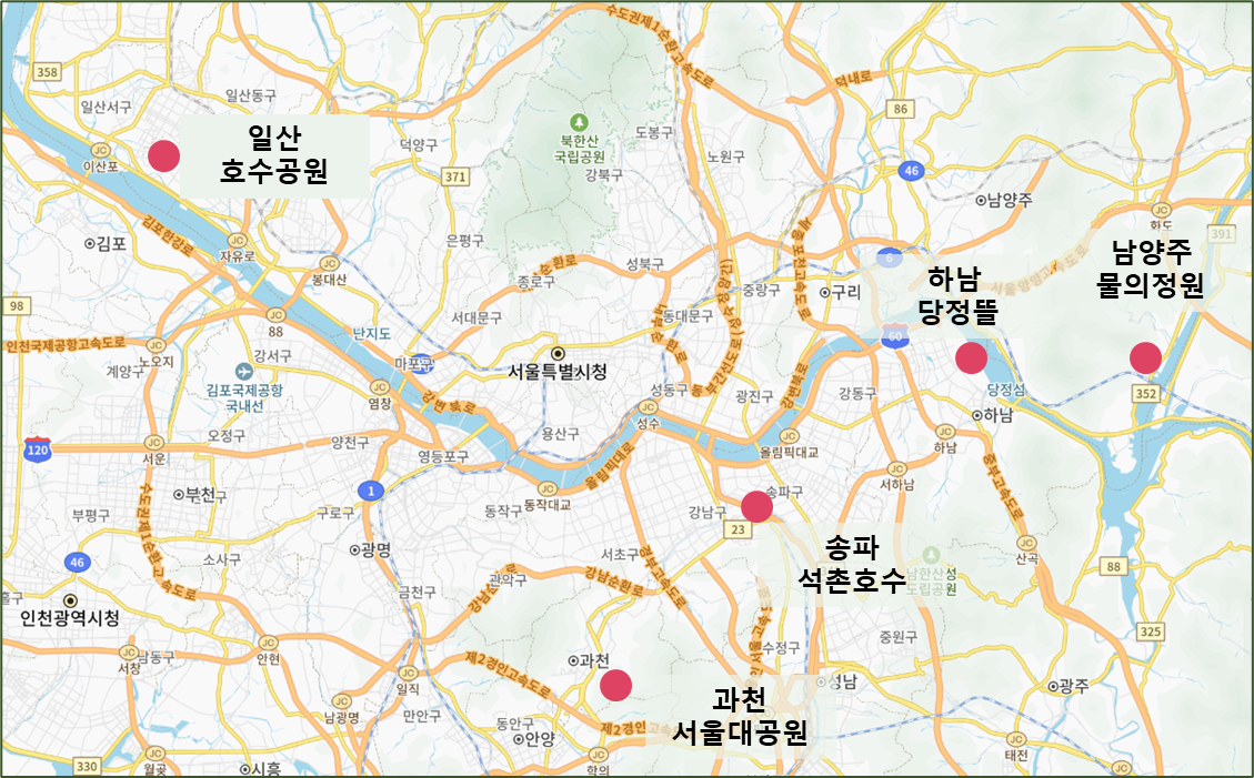 벚꽃 명소 추천 TOP 5