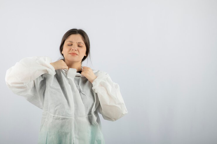 목디스크 모니터 높이