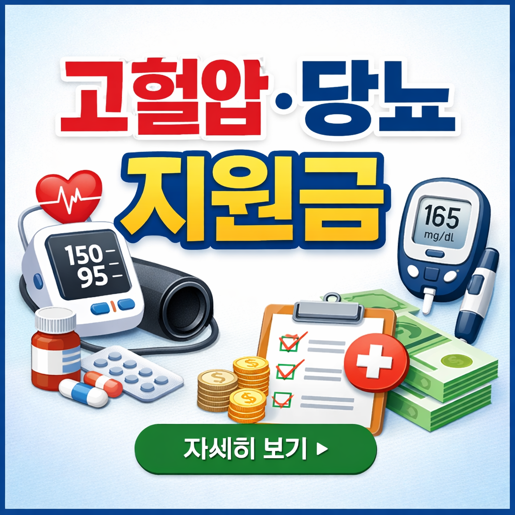 고혈압 당뇨 지원금