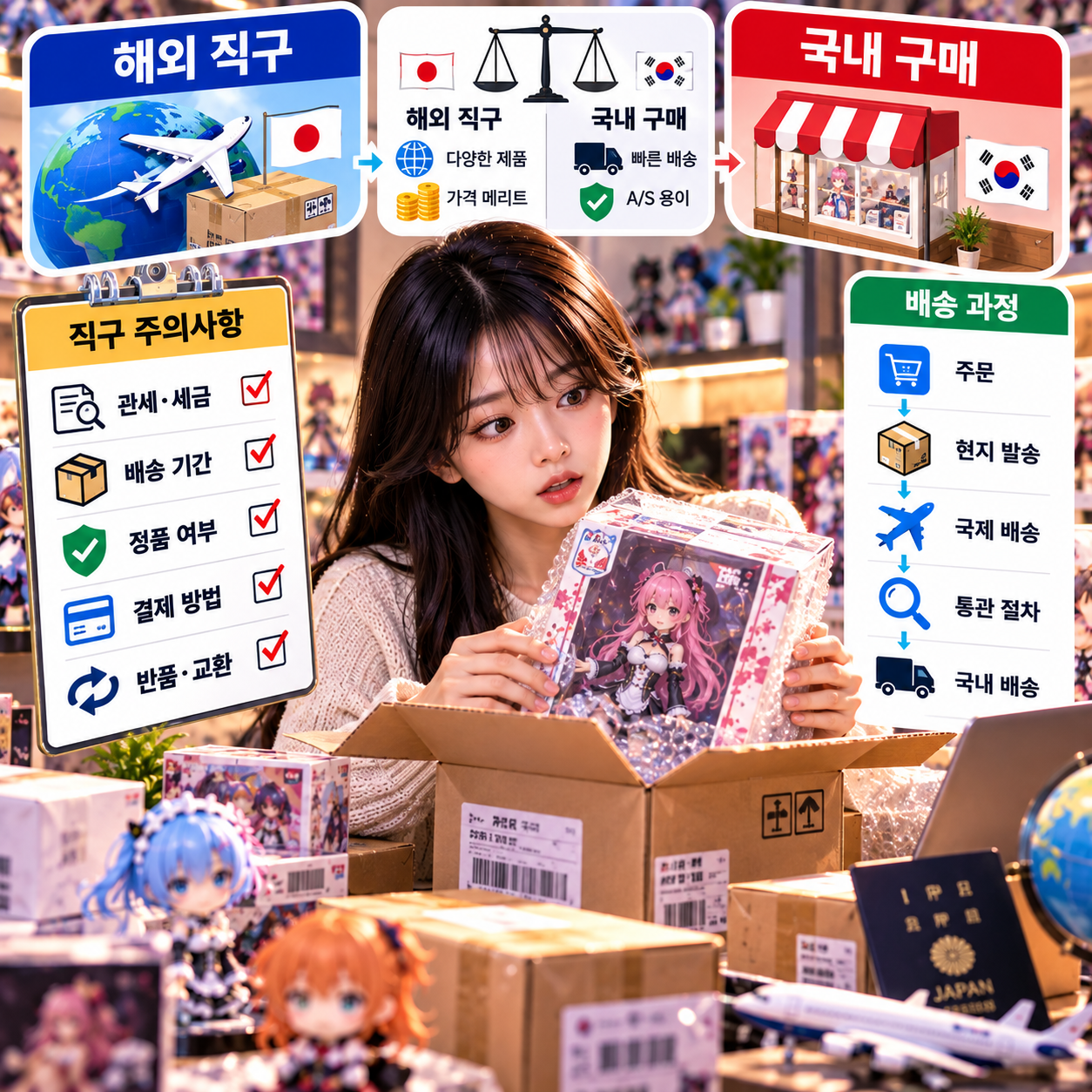 피규어 직구 주의사항