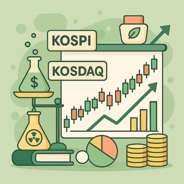 2025년 5월 20일 증시 요약: 외국인 매도 속 혼조 마감, 원자력·K뷰티 강세