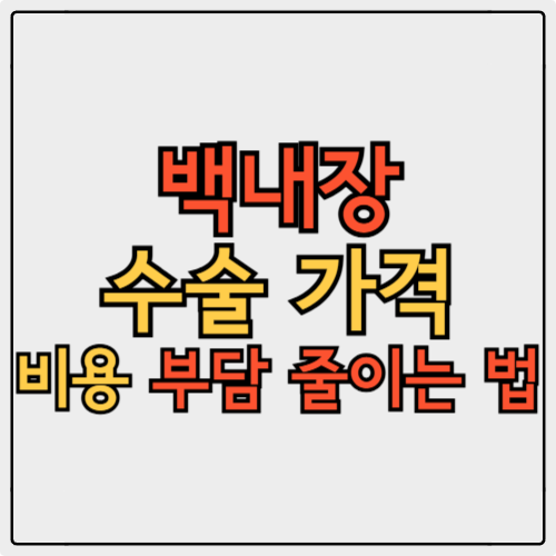 백내장 수술 가격조회 바로가기