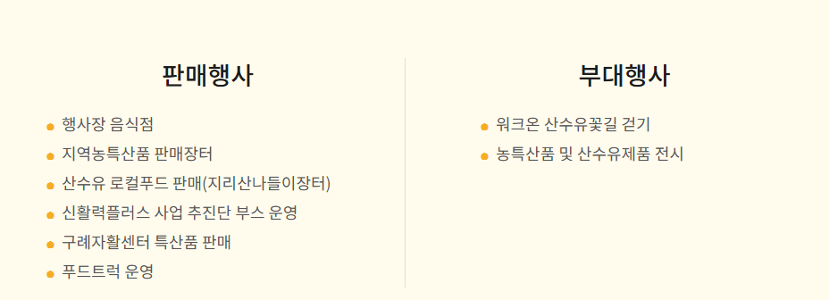 2025년구례산수유꽃축제