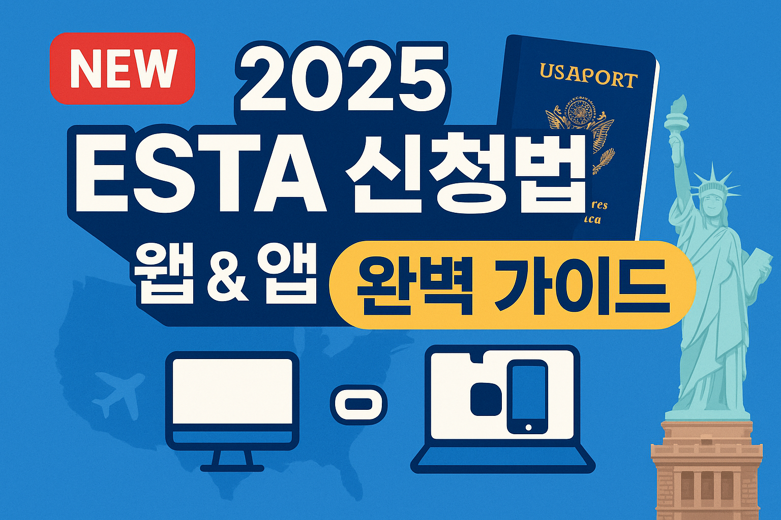 2025 최신 ESTA 신청 가이드 – 한국인 여행자를 위한 웹 & 앱 완벽 안내