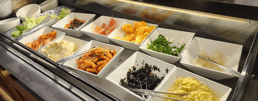 김해공항 스카이허브 라운지 메뉴