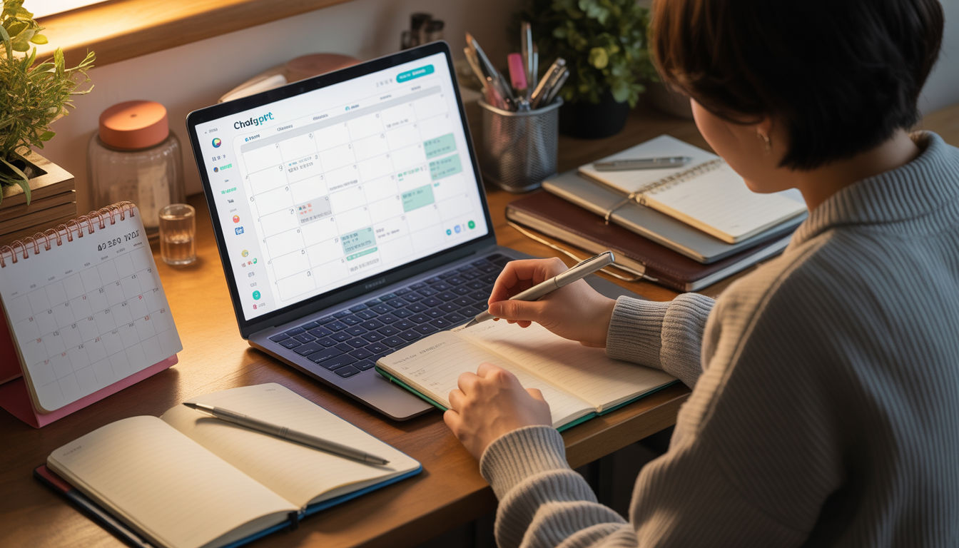 계획표 짜는 게 어려운가요? ChatGPT가 당신의 하루를 설계해드립니다.