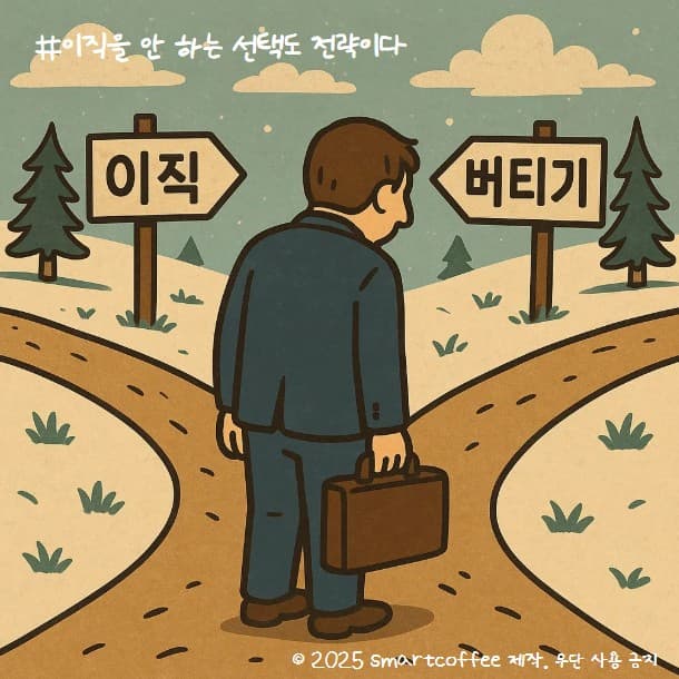 이직을 안 하는 선택도 전략이다!