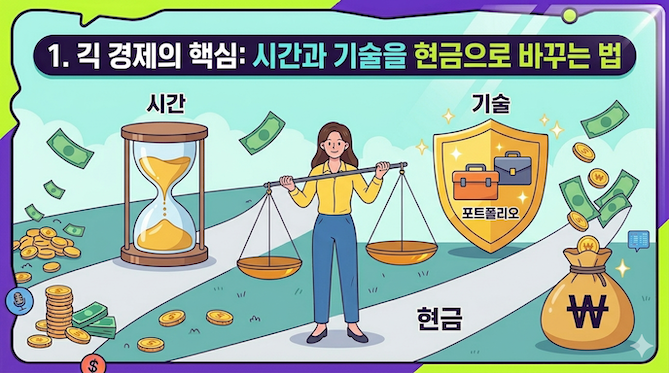 1. 긱 경제의 핵심: 시간과 기술을 현금으로 바꾸는 법
